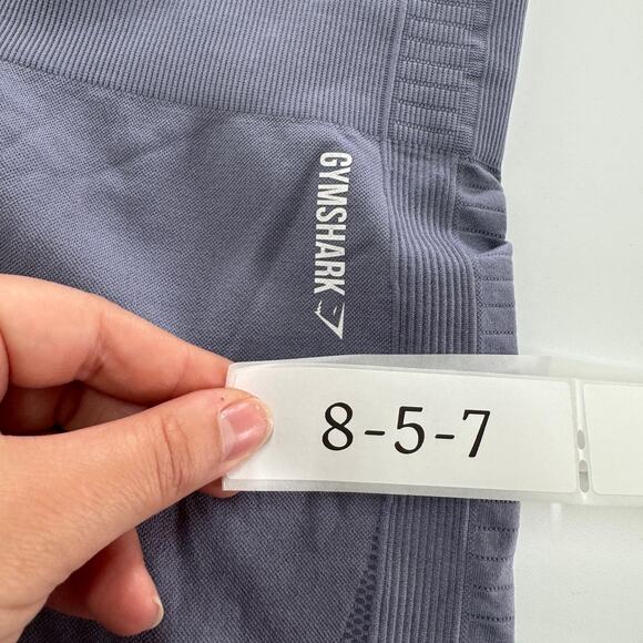 Gymshark Leggings Womens Small Purple Energy High Waisted Seamless Cutout - Picture 7 of 10